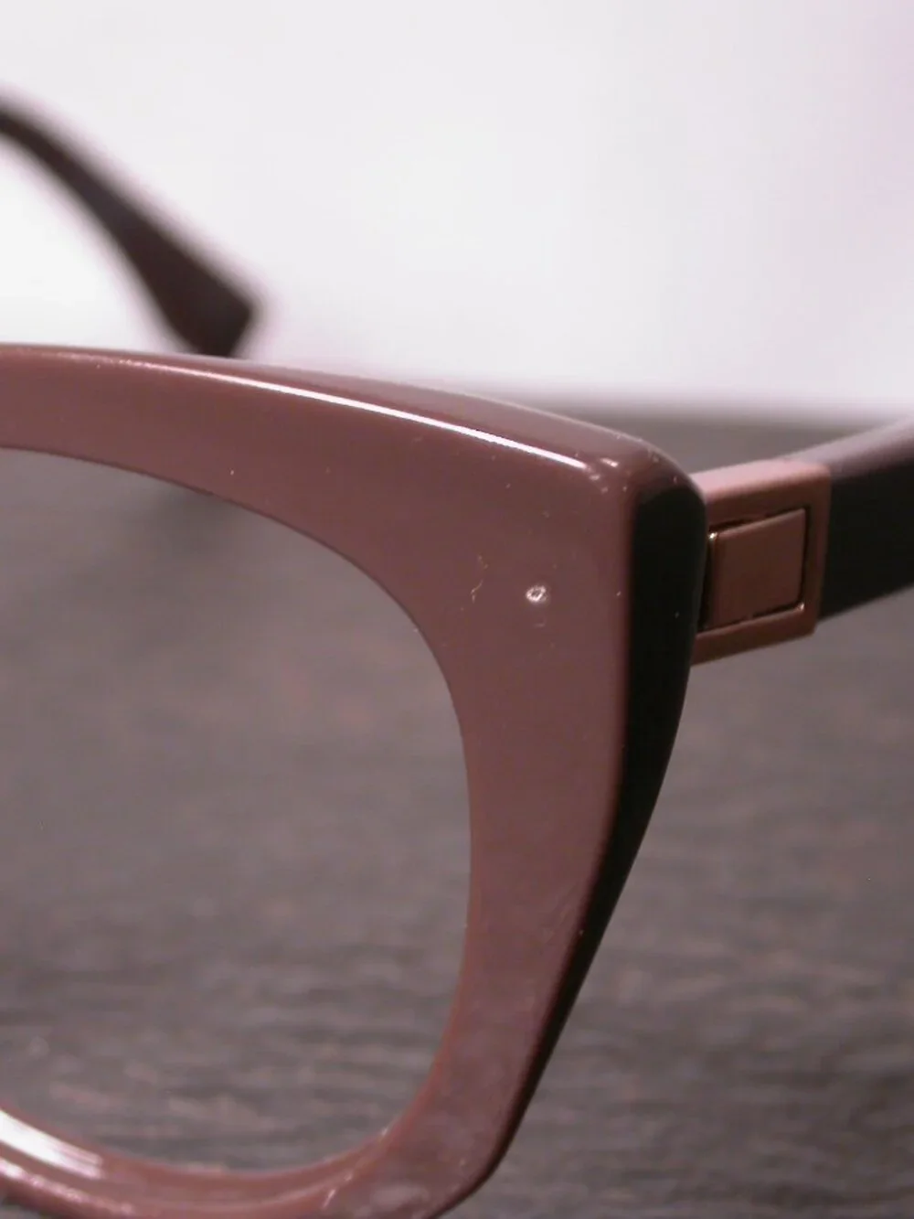Fendi Peekaboo Brown and Gold Designer Eyeglasses Made in Italy